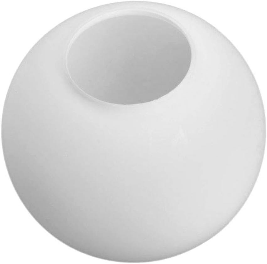 BOKT Frosted White Glass Globe Lamp Shade Replacement Milk Glass Ball Lampshade