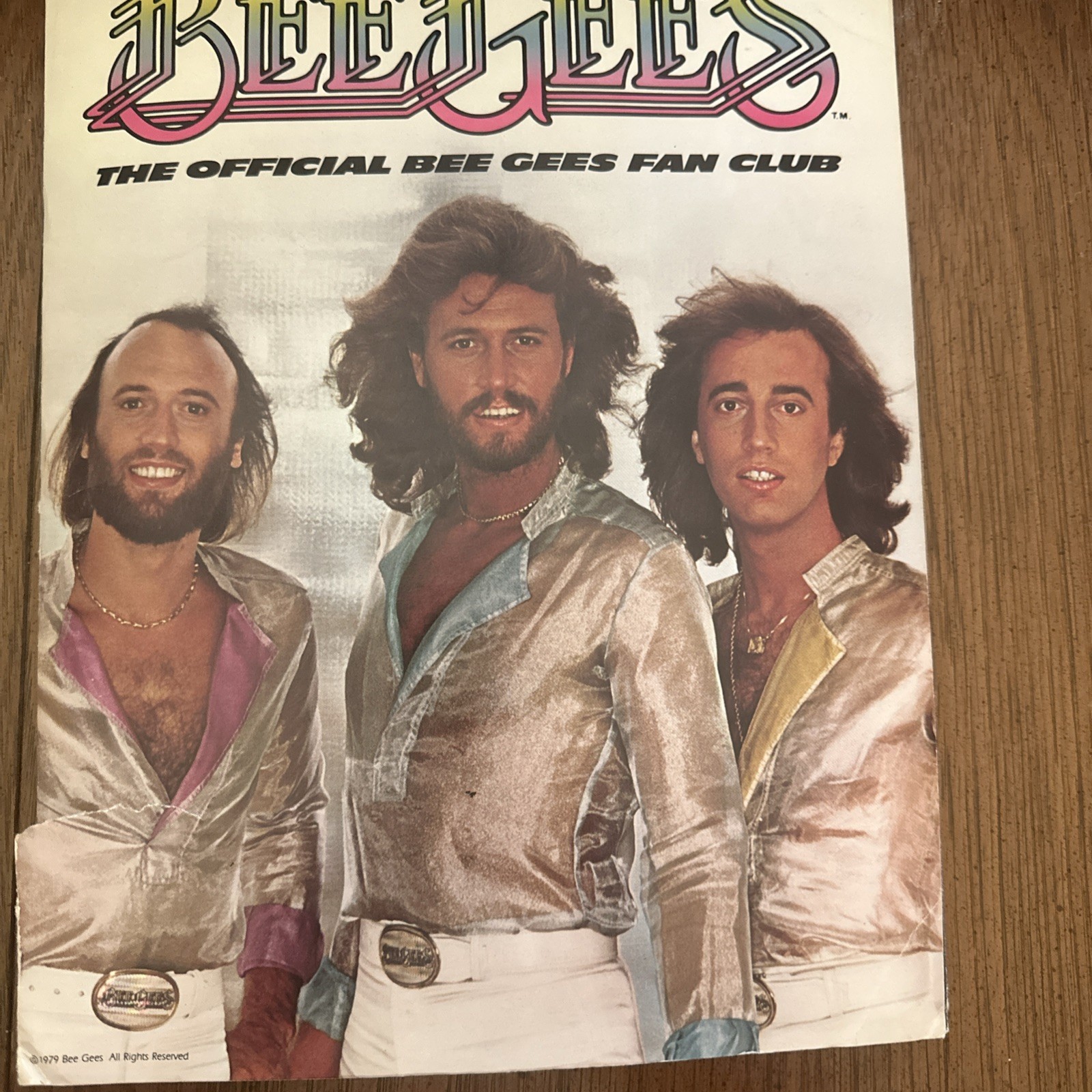 Vintage 1979 Bee Gee’s Fan Club Packet- Included 33RPM Single & 5 Photos