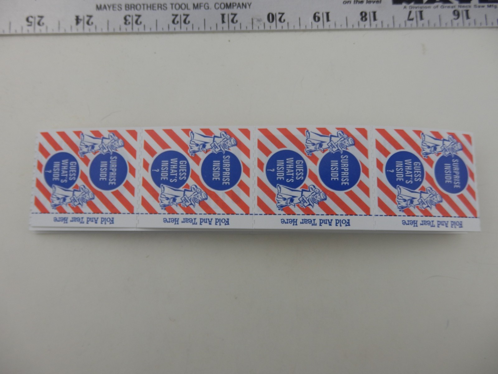 Vintage Strip of 16 Premiums Model FL 1110  BIS