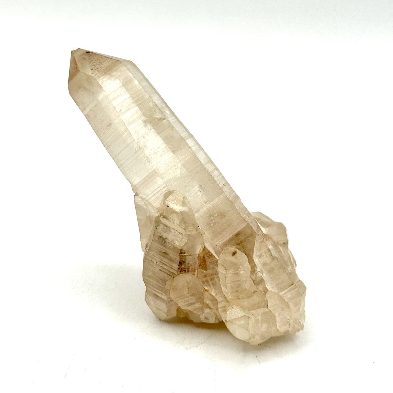 Large Natural Quartz Crystal Cluster Point Mineral Specimen 114mm 