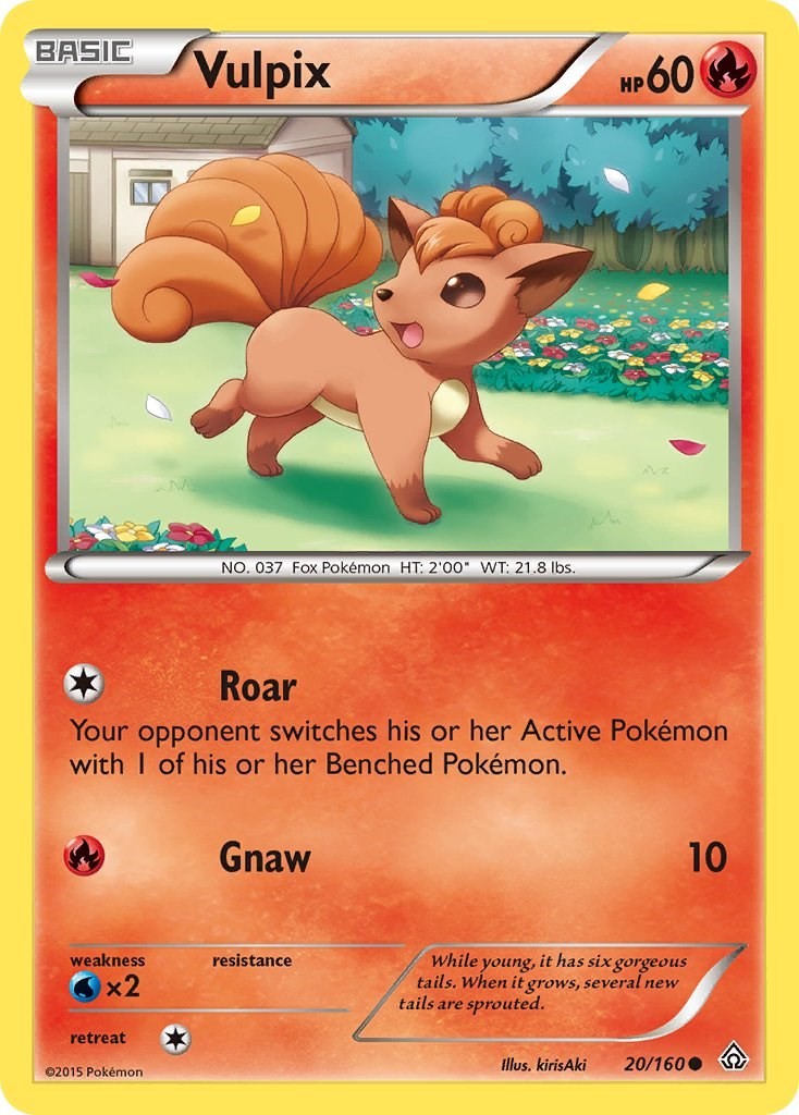 Pokemon Vulpix PRC 20/160 LP