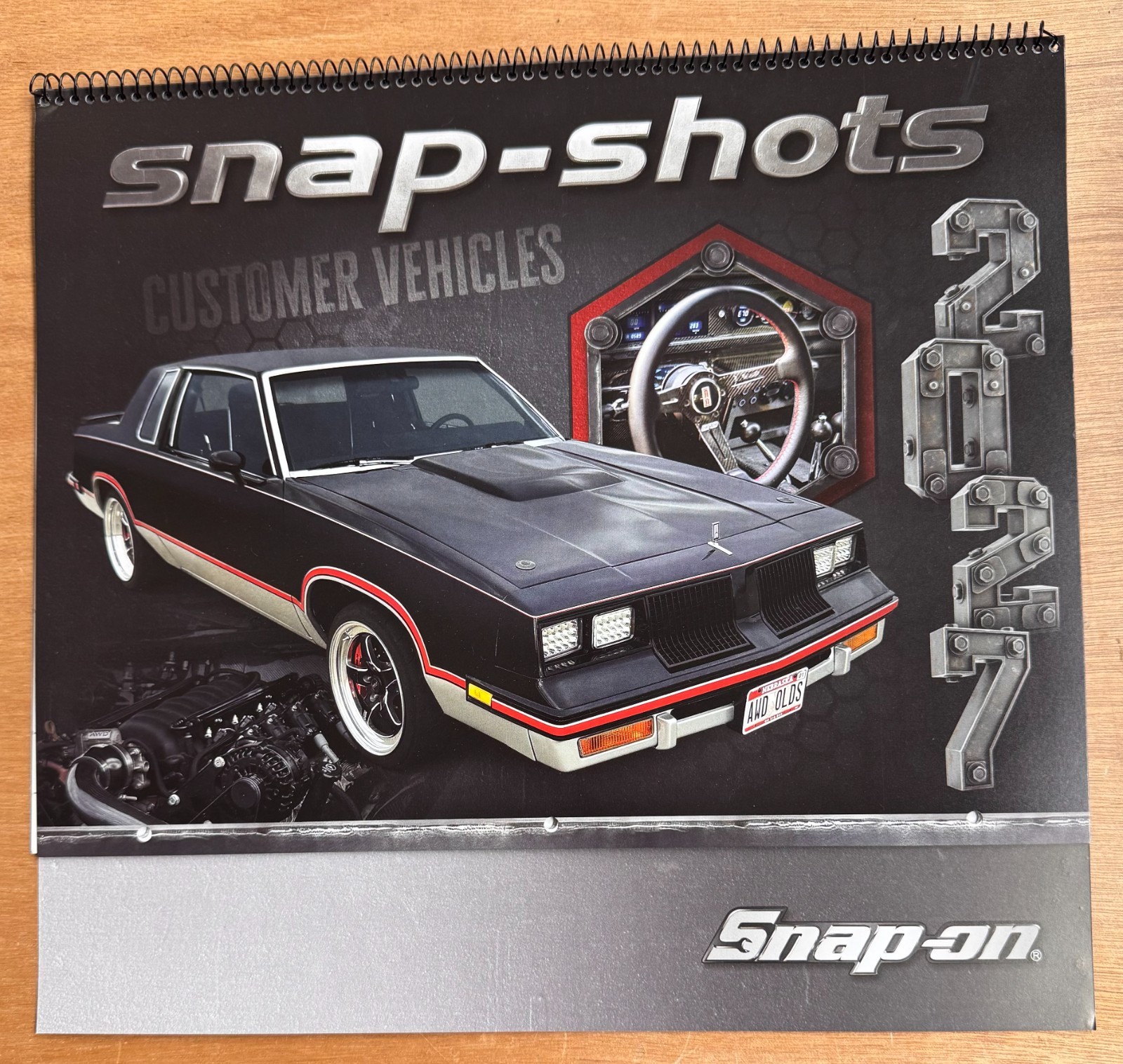 NEW Snap-on Tools Snap Shots Custom Vehicles 2027 Wall Calendar Collectible Gift