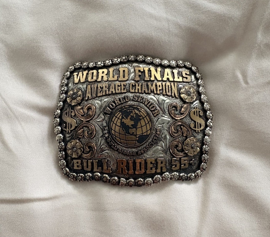 Trophy Rodeo Champion Belt Buckle Bull Rider Riding