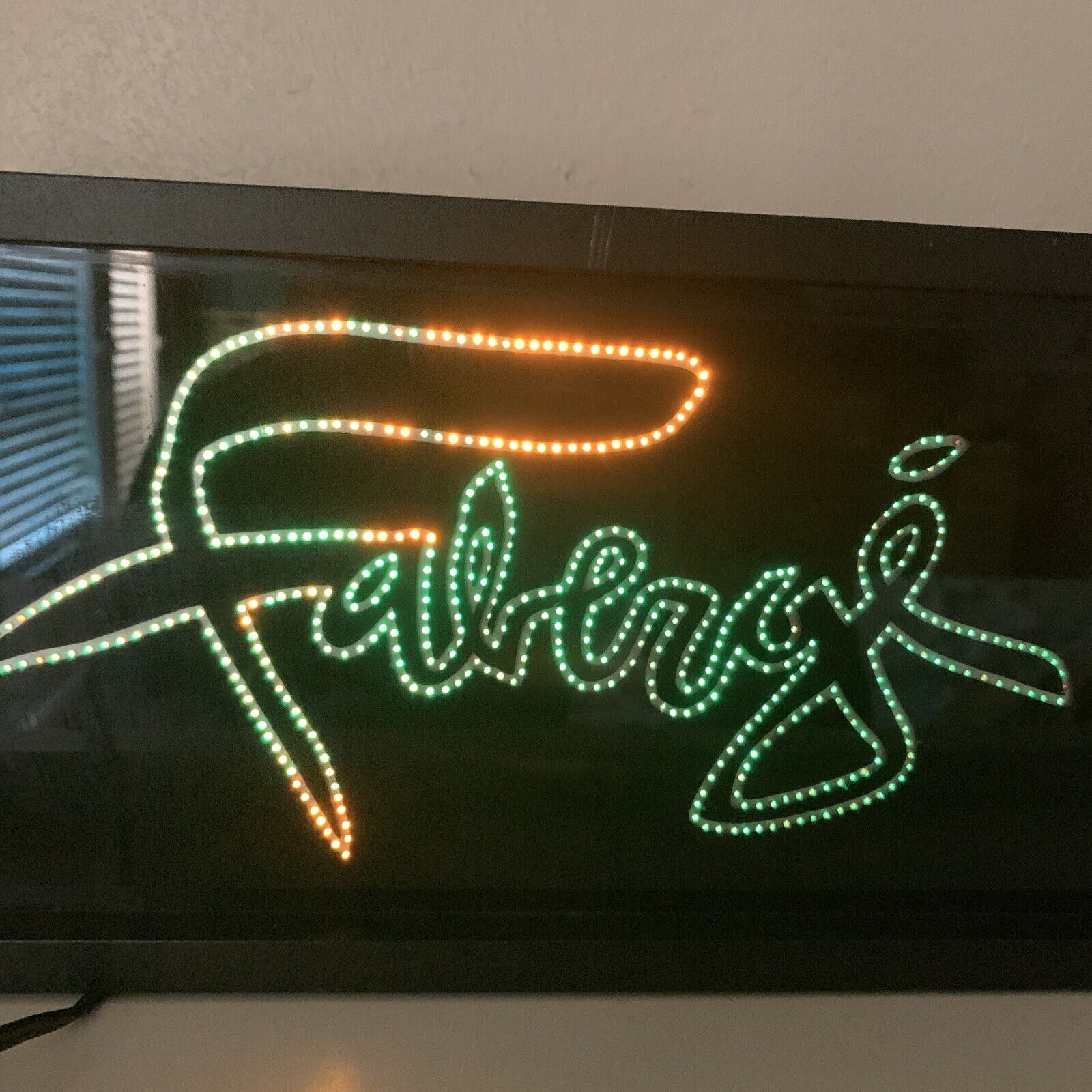 Faberge fiber optic light installation Corded