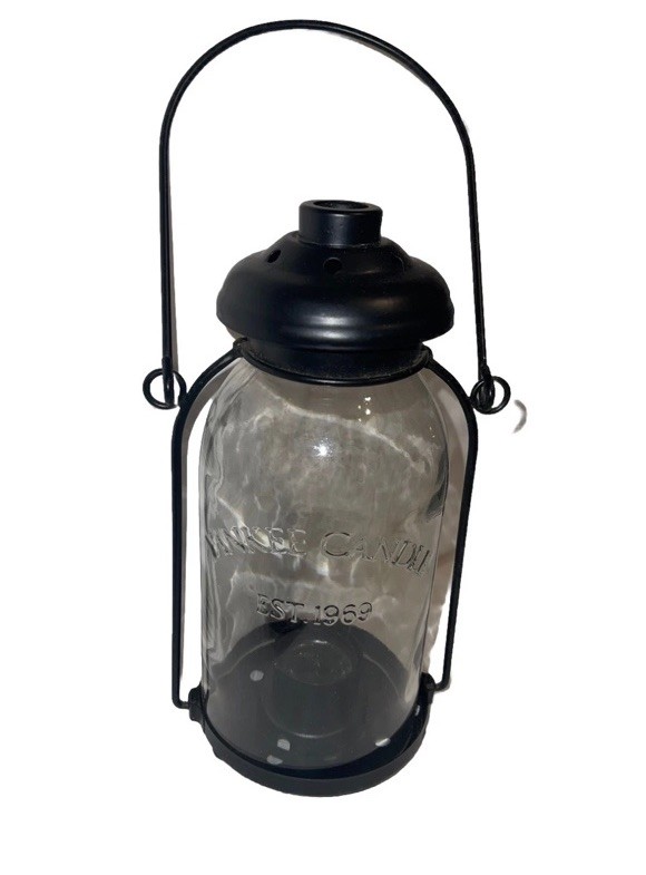 Vintage Retired Yankee Candle Lantern EST 1969 Candle Holder Votive Glass