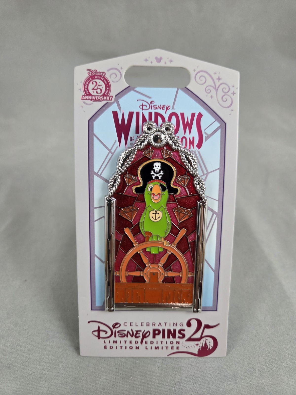 Disney Disneyland Pin - Pirates of the Caribbean Windows of Attractions December