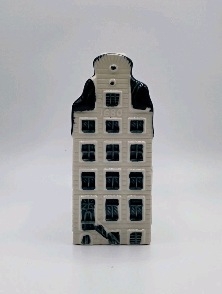 KLM By BOLS Blue Delft Porcelain House #14 Empty 