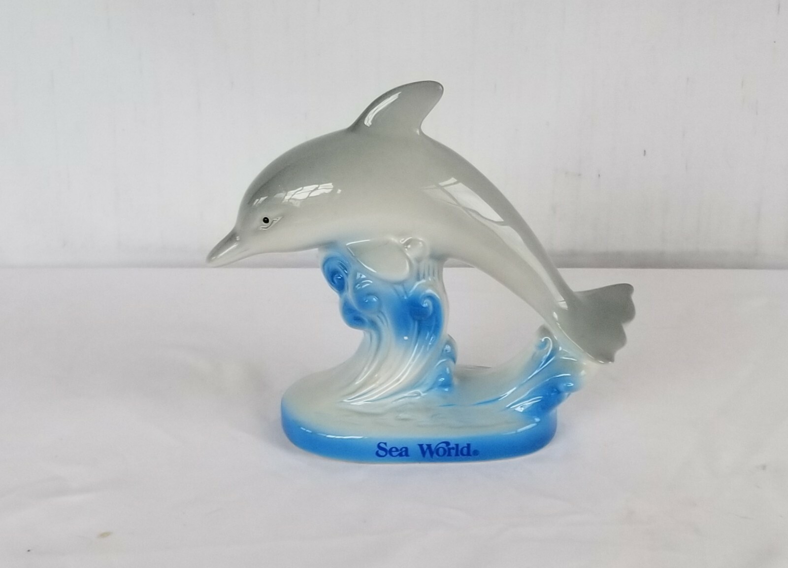 Vintage Sea World Dolphin Ceramic Dolphin Figurine