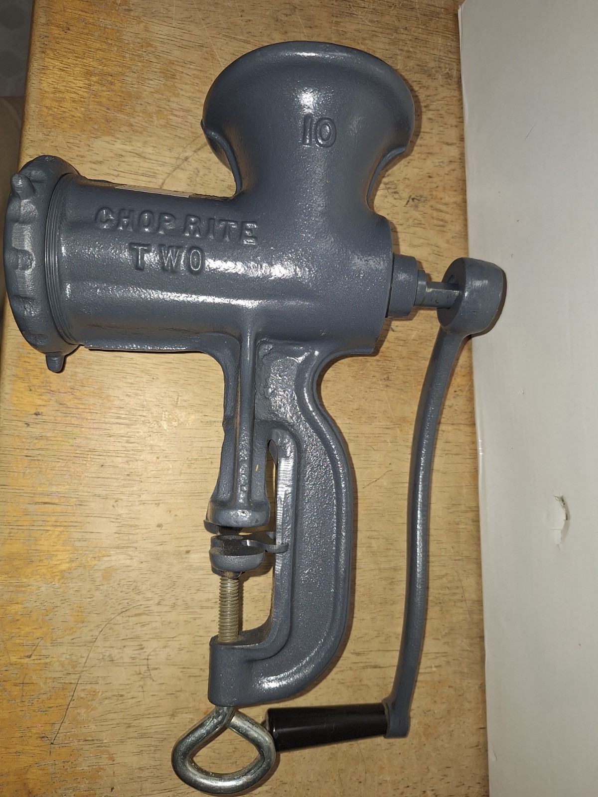 VINTAGE CHOP RITE Mfg Co MEAT GRINDER #10 New VINTAGE CHOP RITE Mfg Co MEAT GRINDER #10 New