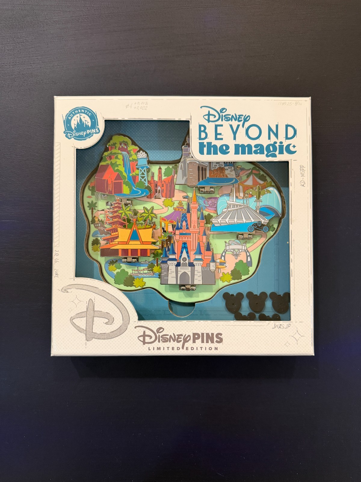 Disney D23 2026 Beyond the Magic Kingdom Park Map WDW Jumbo Pin LE 500