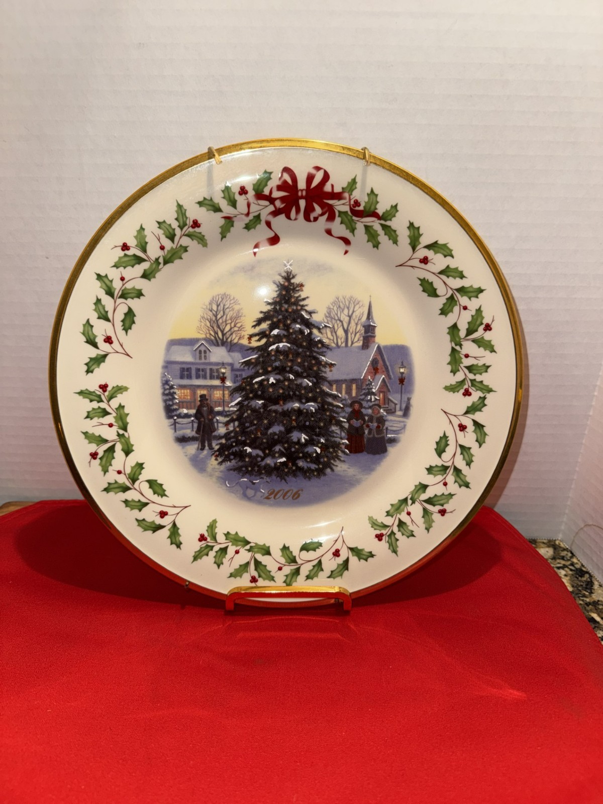 Lenox Holiday Annual Christmas plates Limited Edition 2006-2012 Sold Indiviually