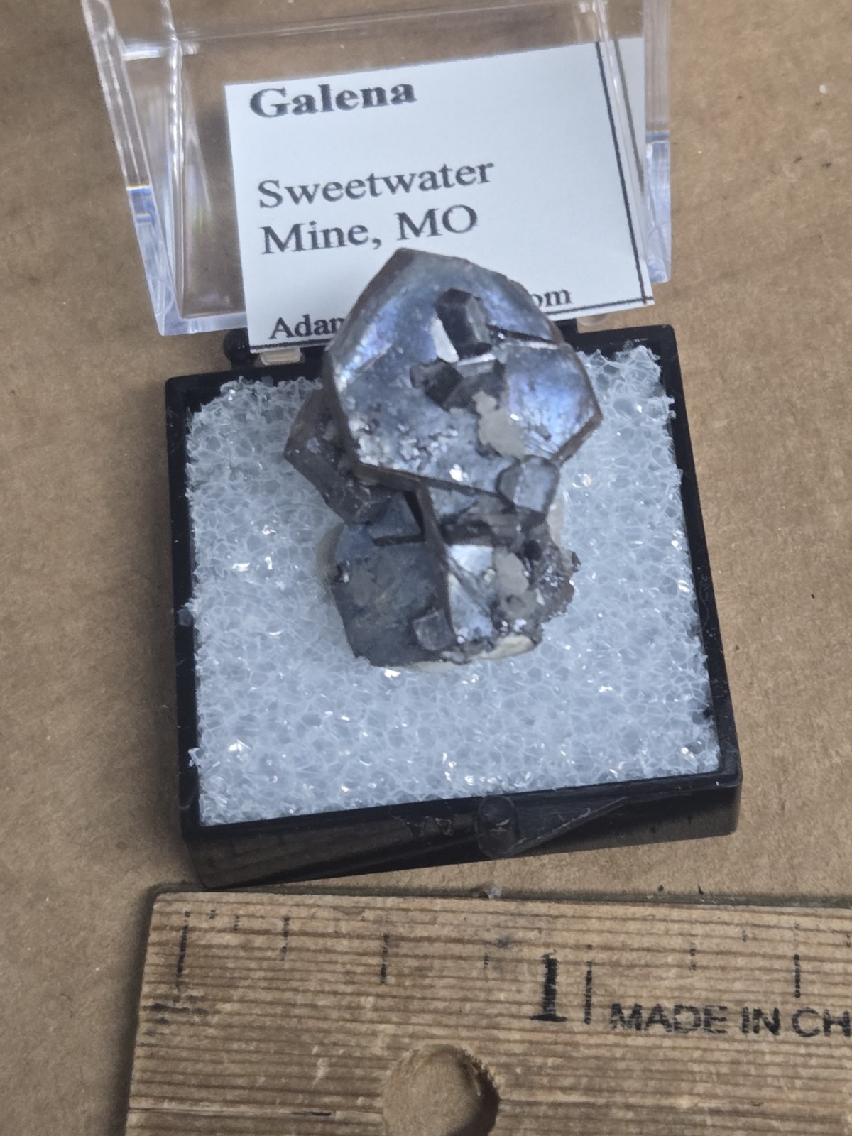 Rare Galena Thumbnail specimen