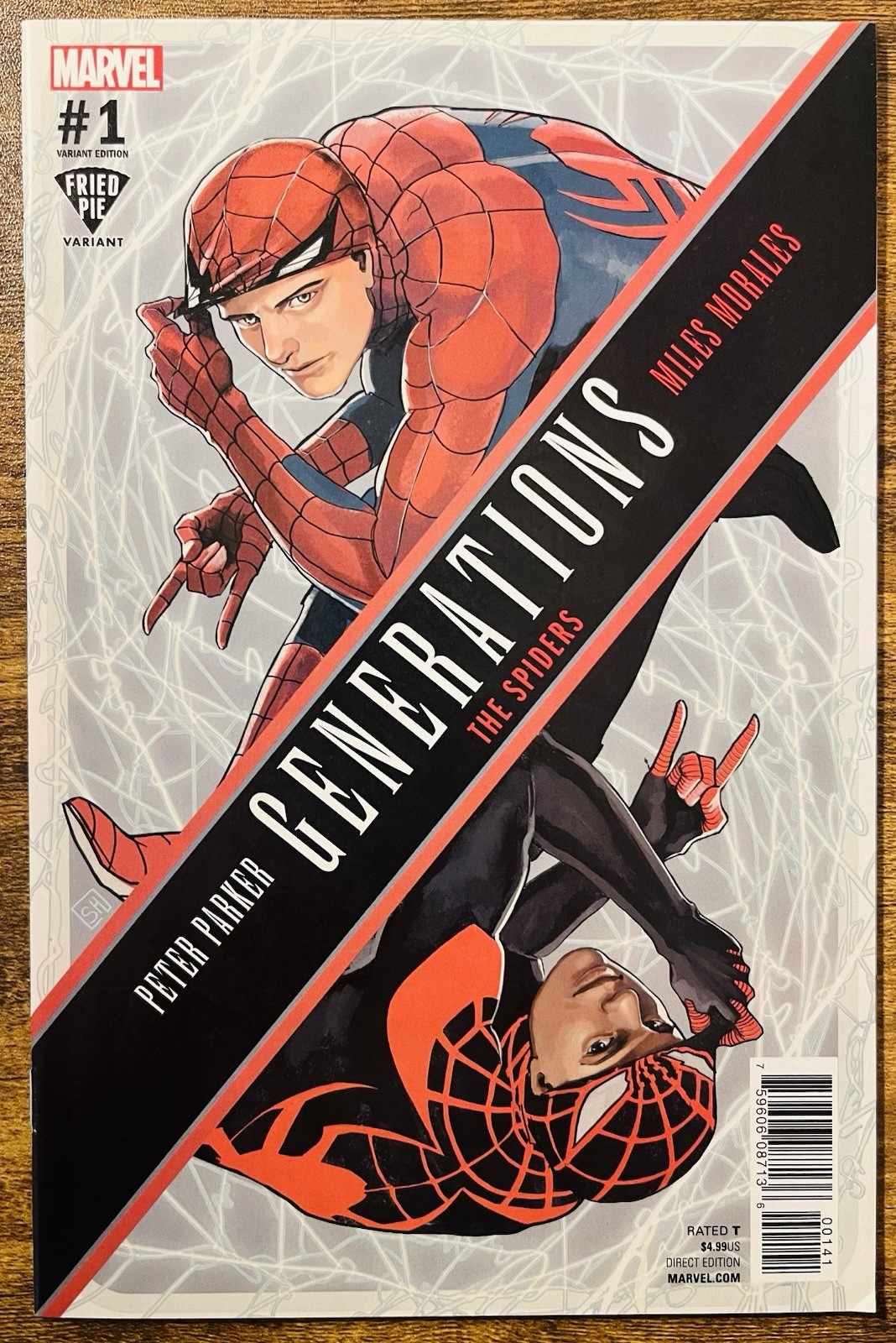 GENERATIONS: MILES MORALES & PETER PARKER SPIDER-MAN 1 FRIED PIE VARIANT 2017 B