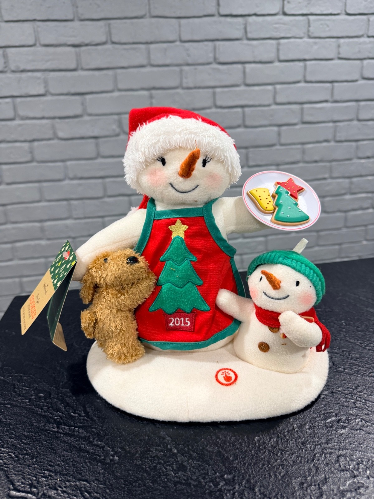 Hallmark Time for Cookies Animated Plush Singing Dancing Snowman Trio Jingle Hallmark Time for Cookies Animated Plush Singing Dancing Snowman Trio Jingle