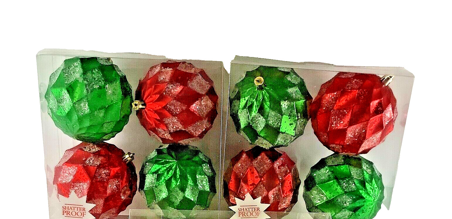 NOS 2X Hobby Lobby Christmas 2017 VERY MERRY / MERRY BRIGHT Ornaments 3.5\