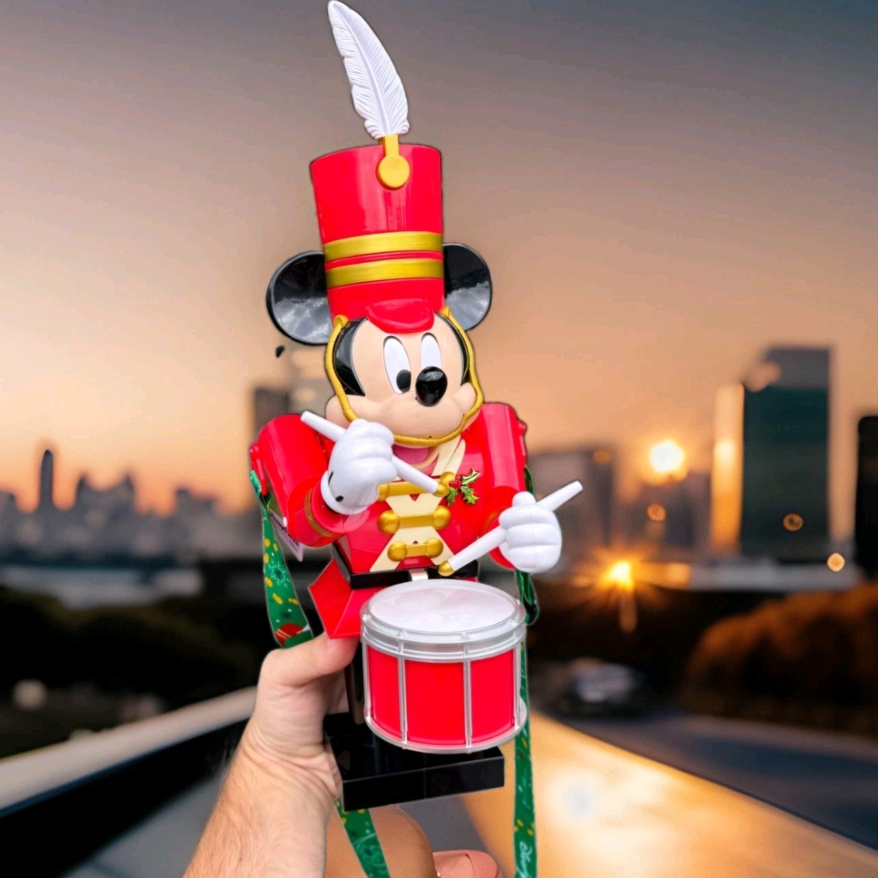 Disney Parks Mickey Mouse Toy Soldier Drummer Sipper NEW