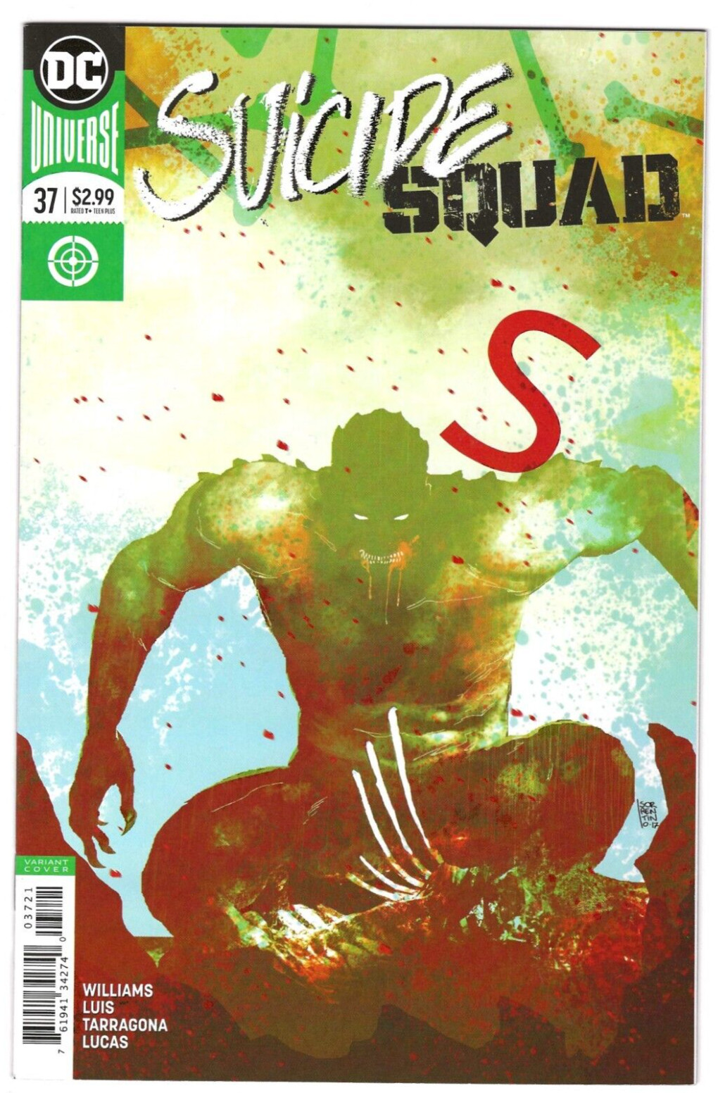 DC Comics SUICIDE SQUAD #37 first printing cover B