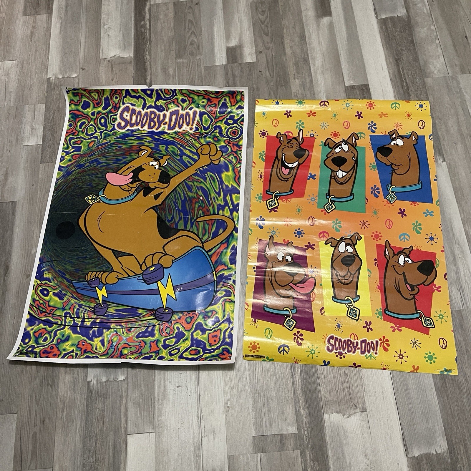 Vintage 1999 Scooby Doo Posters Lot of  Y2K 90s
