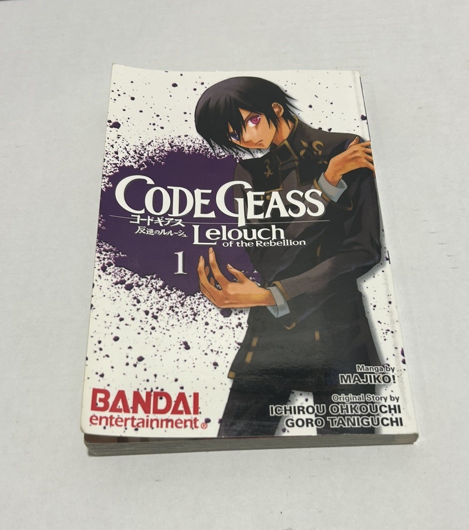 Code Geass Lelouch of the Rebellion Vol 1 Manga Bandai Entertainment English