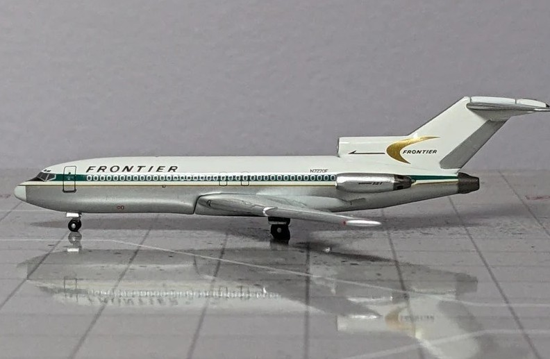 Aeroclassics Frontier Airlines Boeing 727-100 N7270F Diecast 1/400 Jet Model New