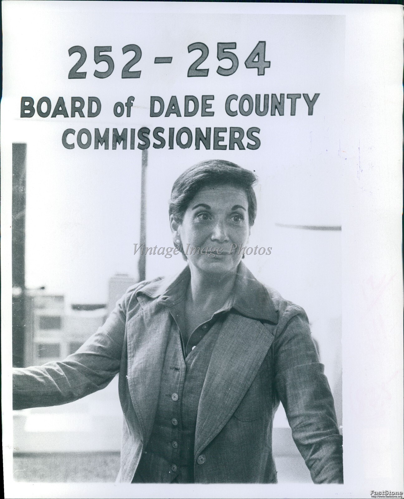 1939 Ruth Shack Detroit News Board Of Dade County Commissioners Photo 8x10