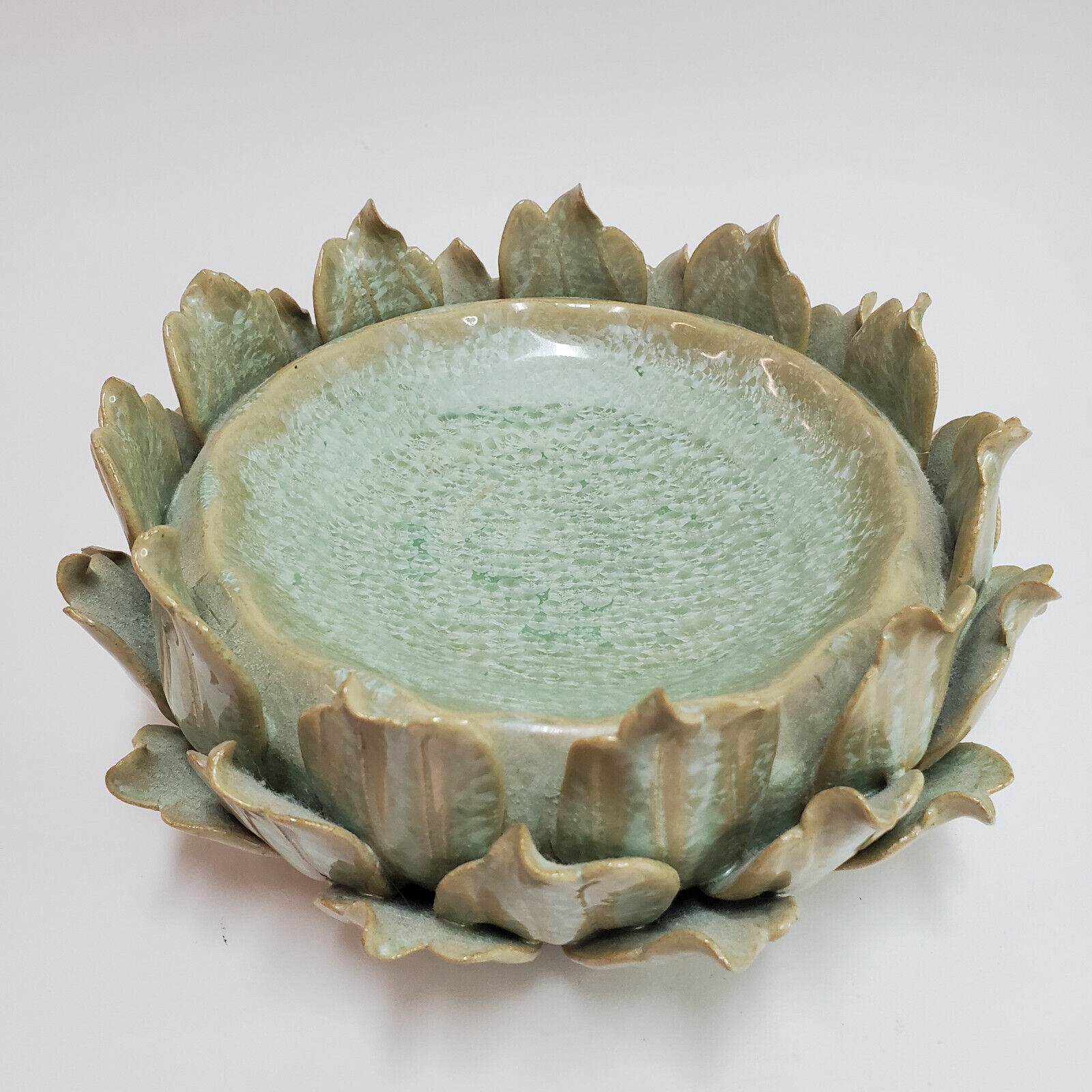 Ceramic Artichoke Candle Bowl
