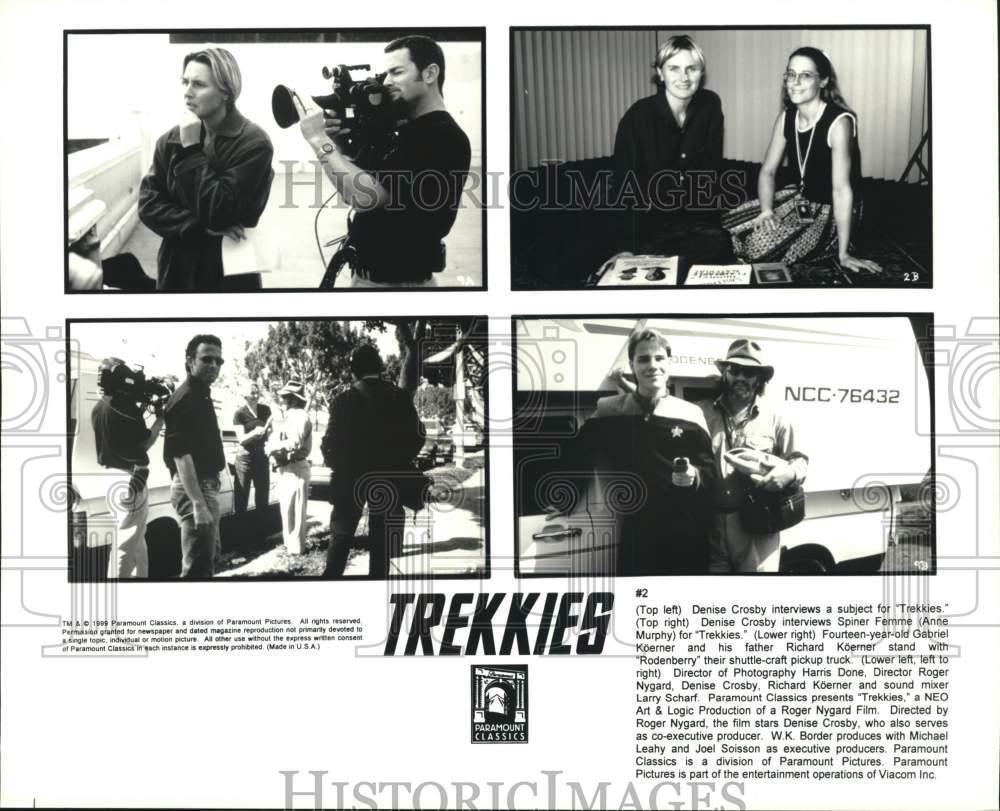 1999 Press Photo Scenes taken while filming \