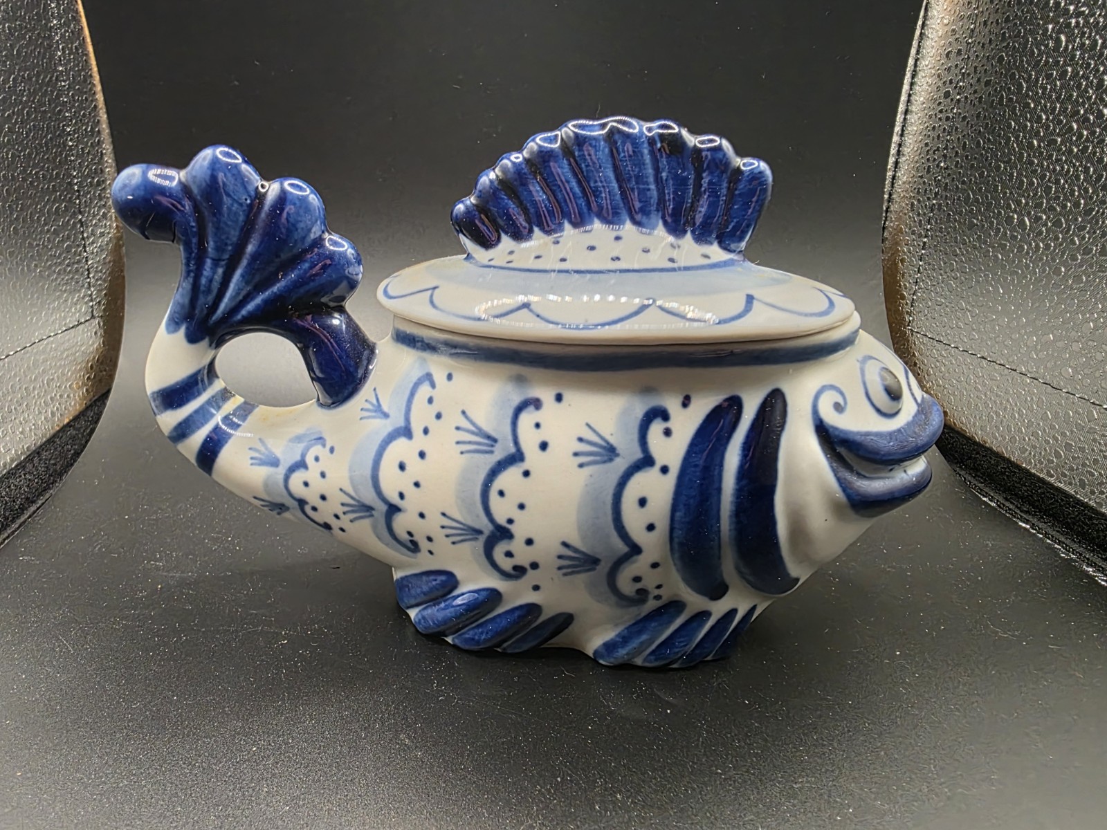 russian gzhel blue white porcelain Serving Items