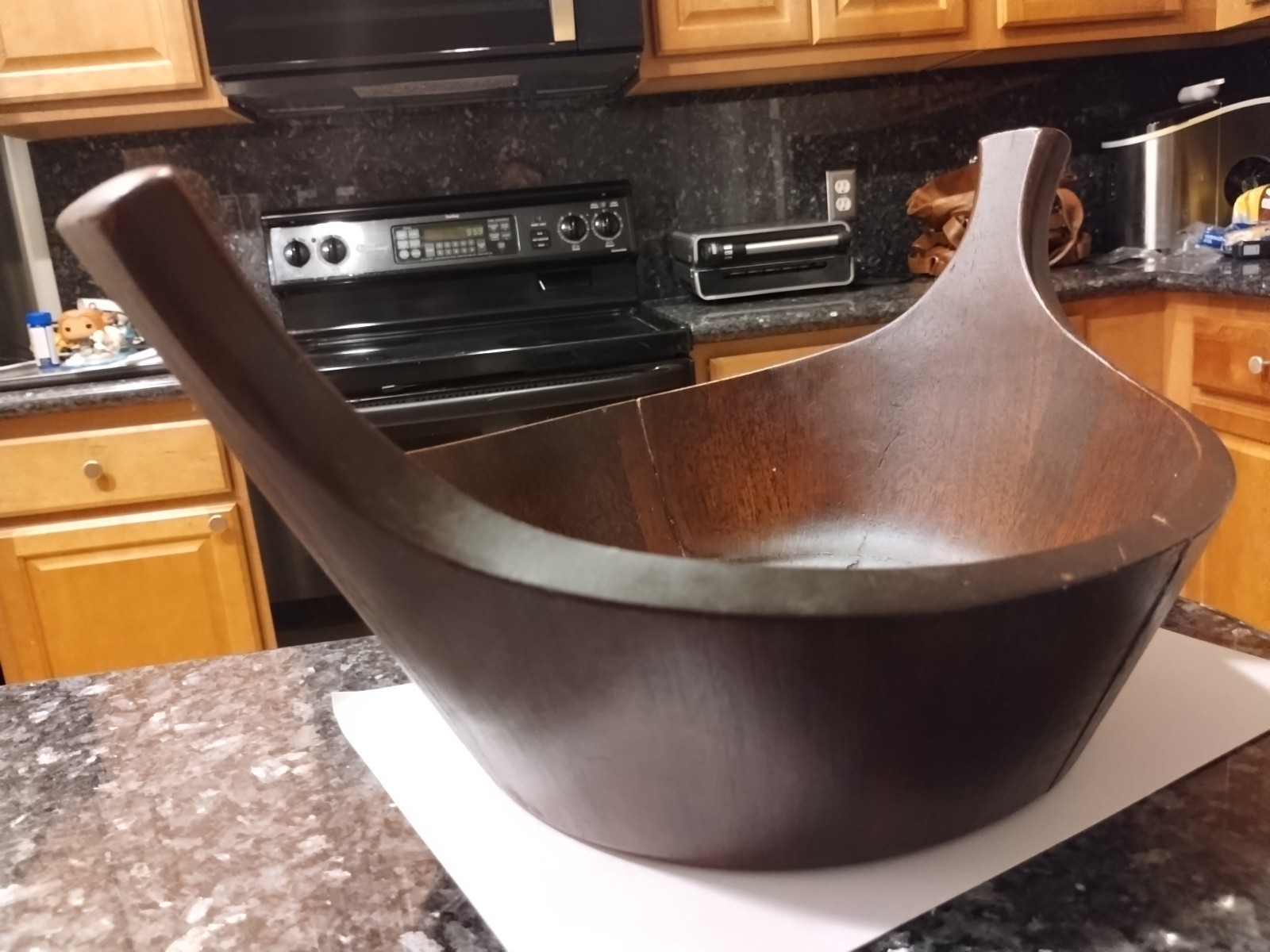 MCM 50s HTF Jens Quistgaard Rosewood? Bowl Dansk Design Denmark Jeni Sandberg