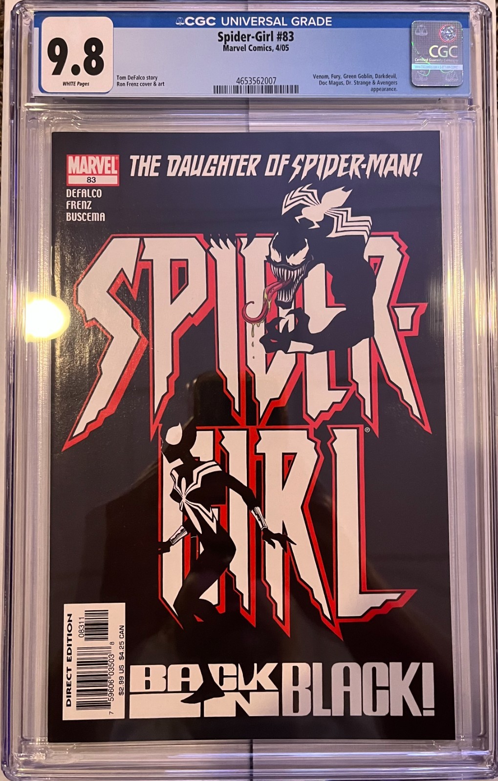 Spider-Girl #83 CGC 9.8 Marvel Comics 2005