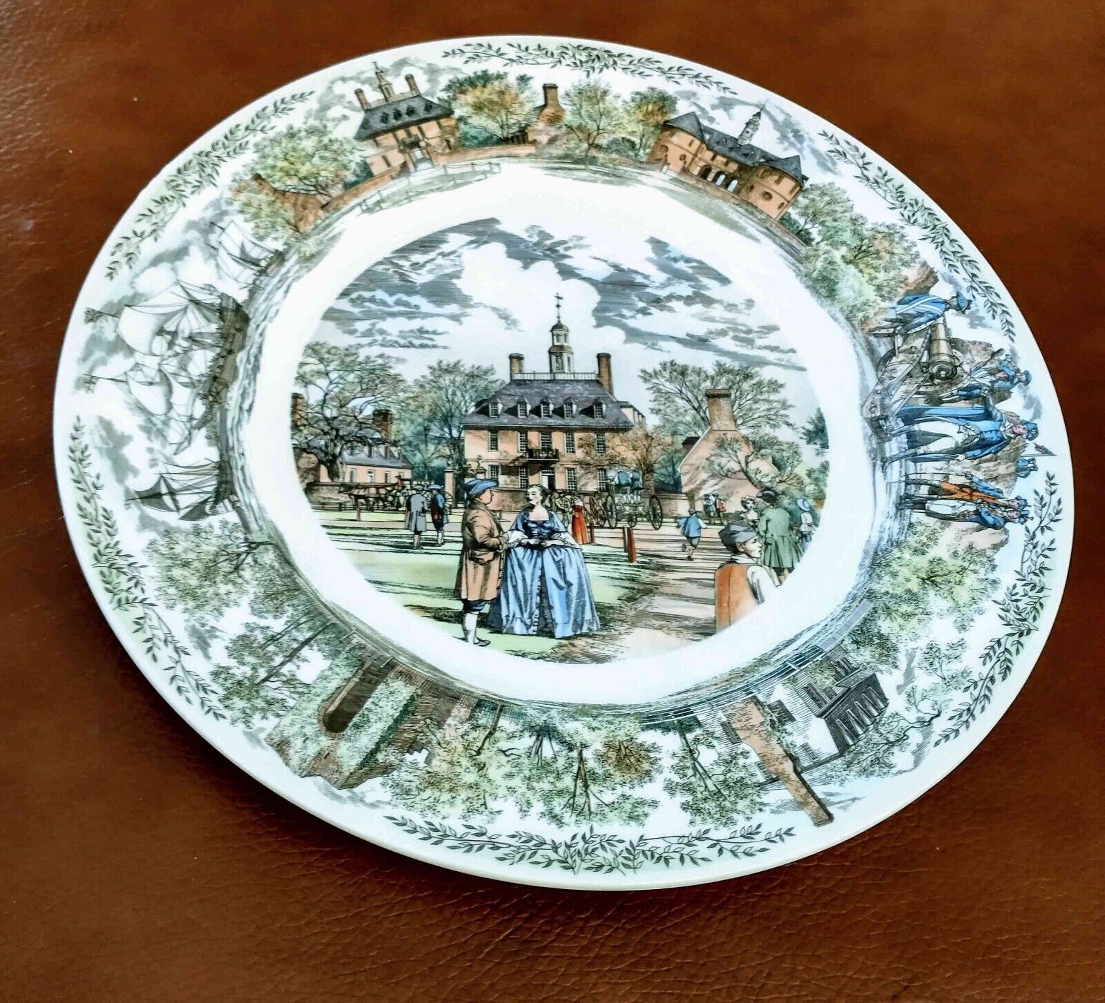 Wedgwood Collector Plate, Williamsburg, Virginia Governor's Palace, Plate