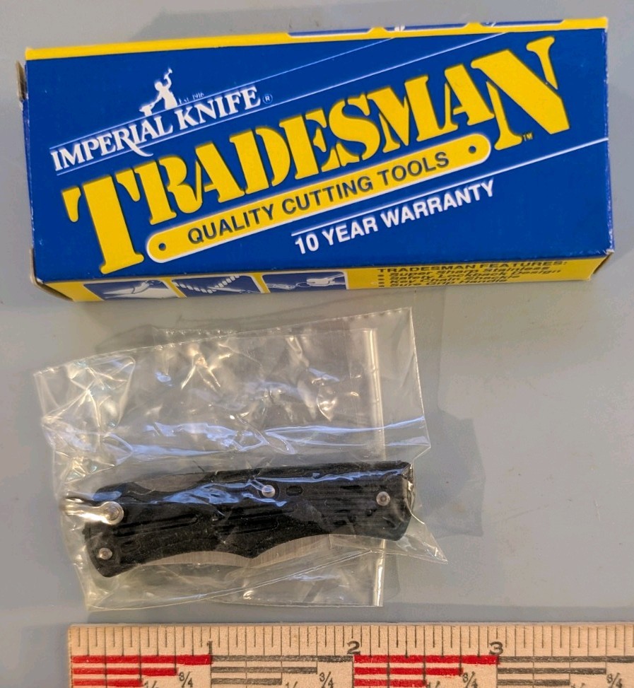 Vintage Imperial Schrade Tradesman TM7 Lockback Pocket Knife Ireland NIB NOS