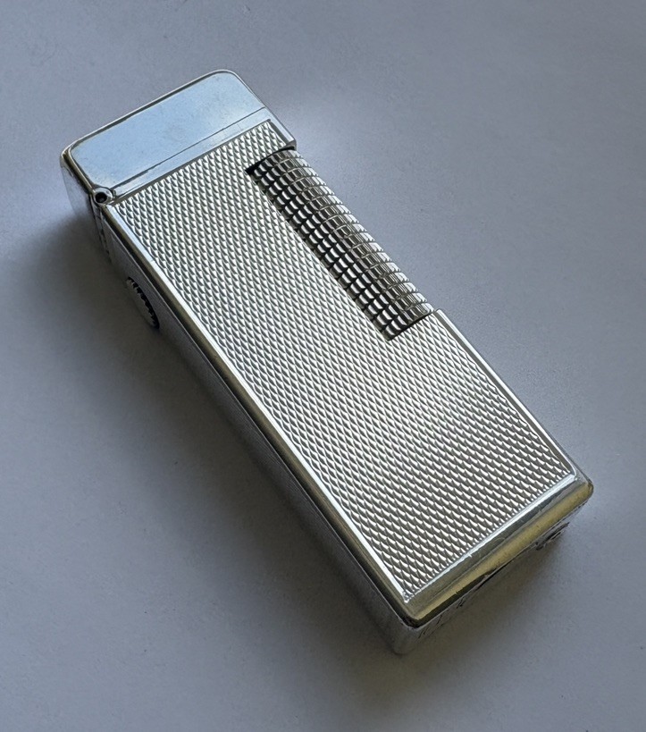 1967 Freshly overhauled Dunhill Silver ‘Barley’ Rollagas Lighter