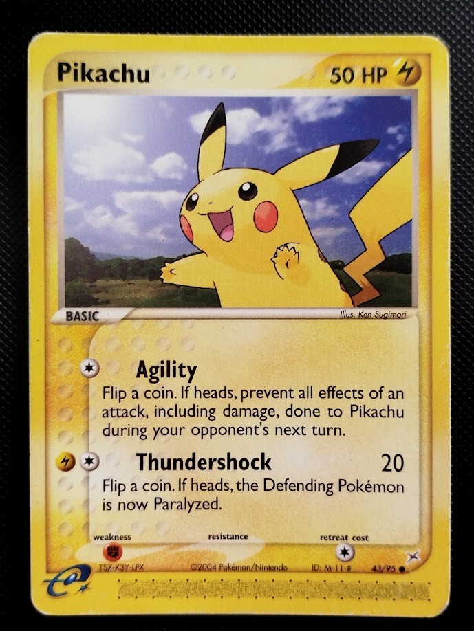 (LP) Pikachu 43/95 2004 EX Team Magma vs Team Aqua Regular Pokemon Card (LP) Pikachu 43/95 2004 EX Team Magma vs Team Aqua Regular Pokemon Card