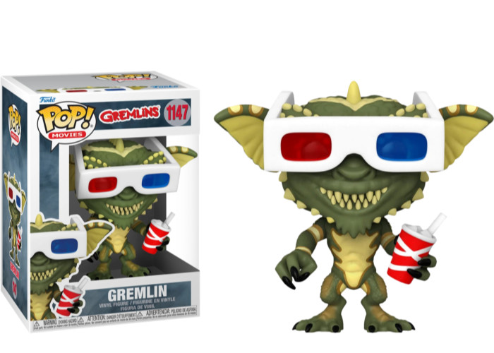 BOX DAMAGED Funko Pop Movies: Gremlins - Gremlin with 3D Glasses  #1147 #49831
