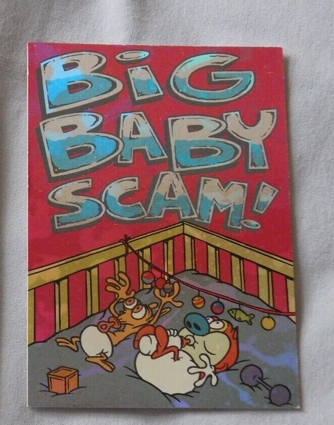 1994 Topps The Ren & Stimpy Show Splotch Pattern Trading Card #1-50 Pick one