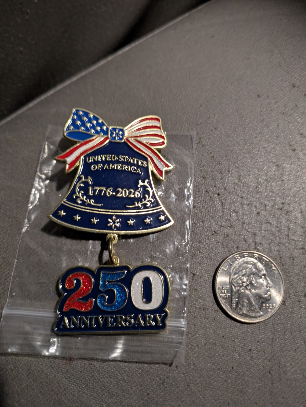 Walmart Employee Associates United States Of America 250th Anniversary Pin New