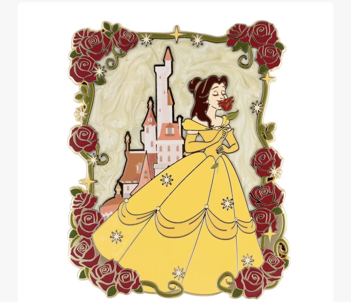 PALM Disney Beauty and the Beast Belle A Castle of Dreams Jumbo Pin LE1000 PALM Disney Beauty and the Beast Belle A Castle of Dreams Jumbo Pin LE1000