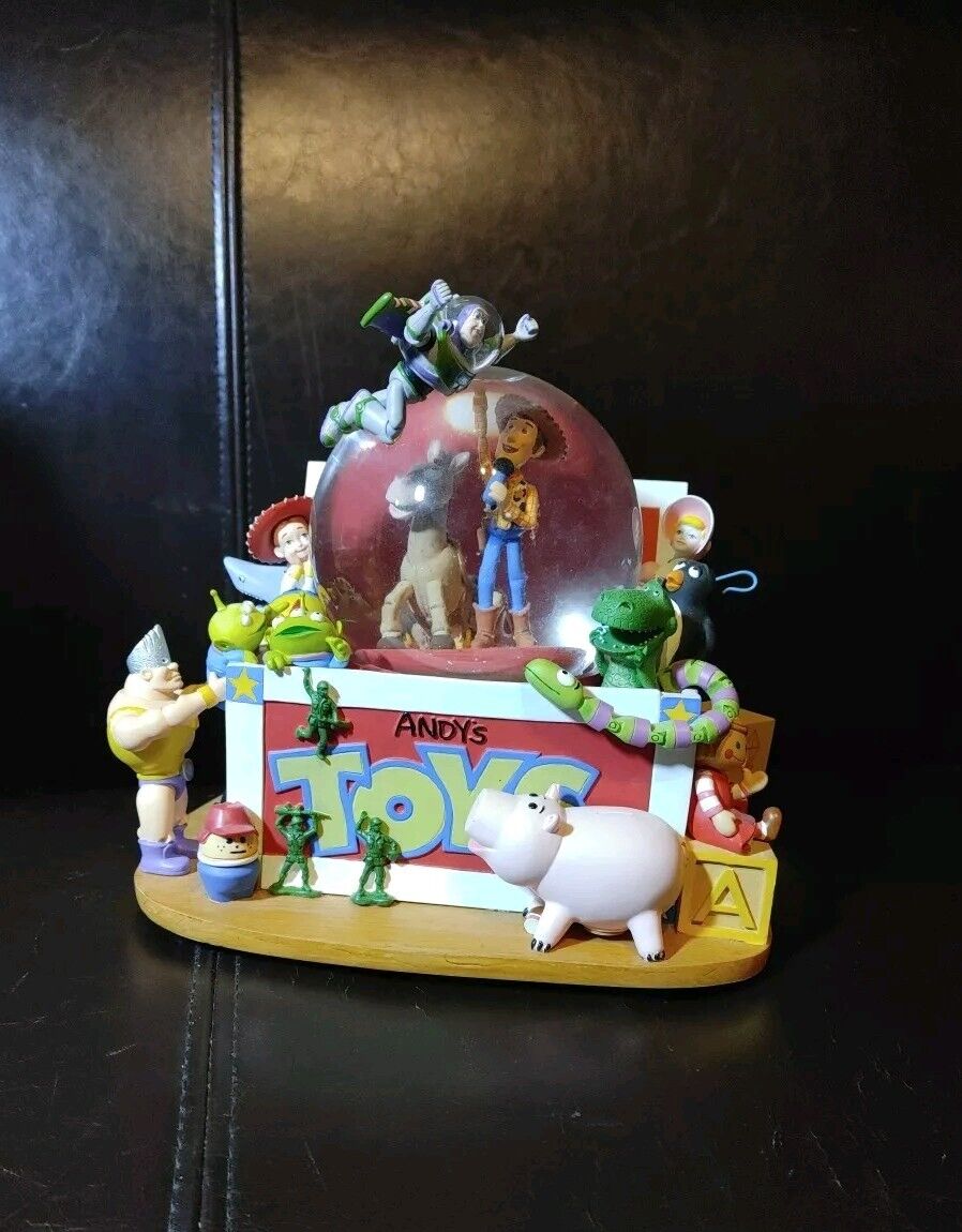 Disney Toy Story Movie Andy's Toy Box Snow Globe AS IS 