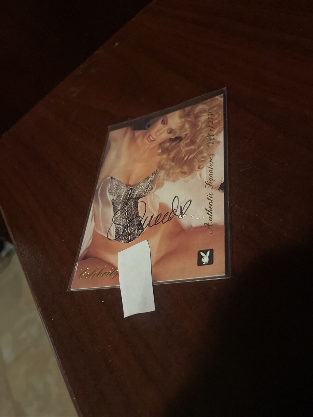Shannon Tweed Signed January 1997 PLAYBOY ON CARD AUTO 748/2750Combined Shippin