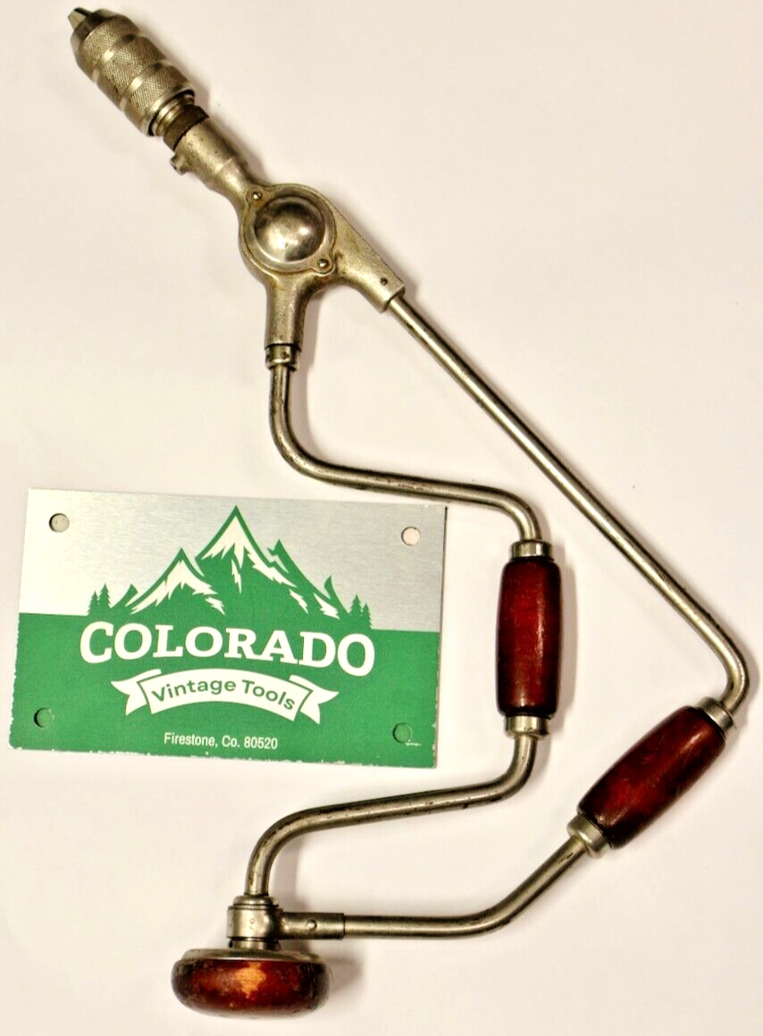 Millers Falls No. 502B Corner Bit Brace - Hand Drill / Colorado Vintage Tools
