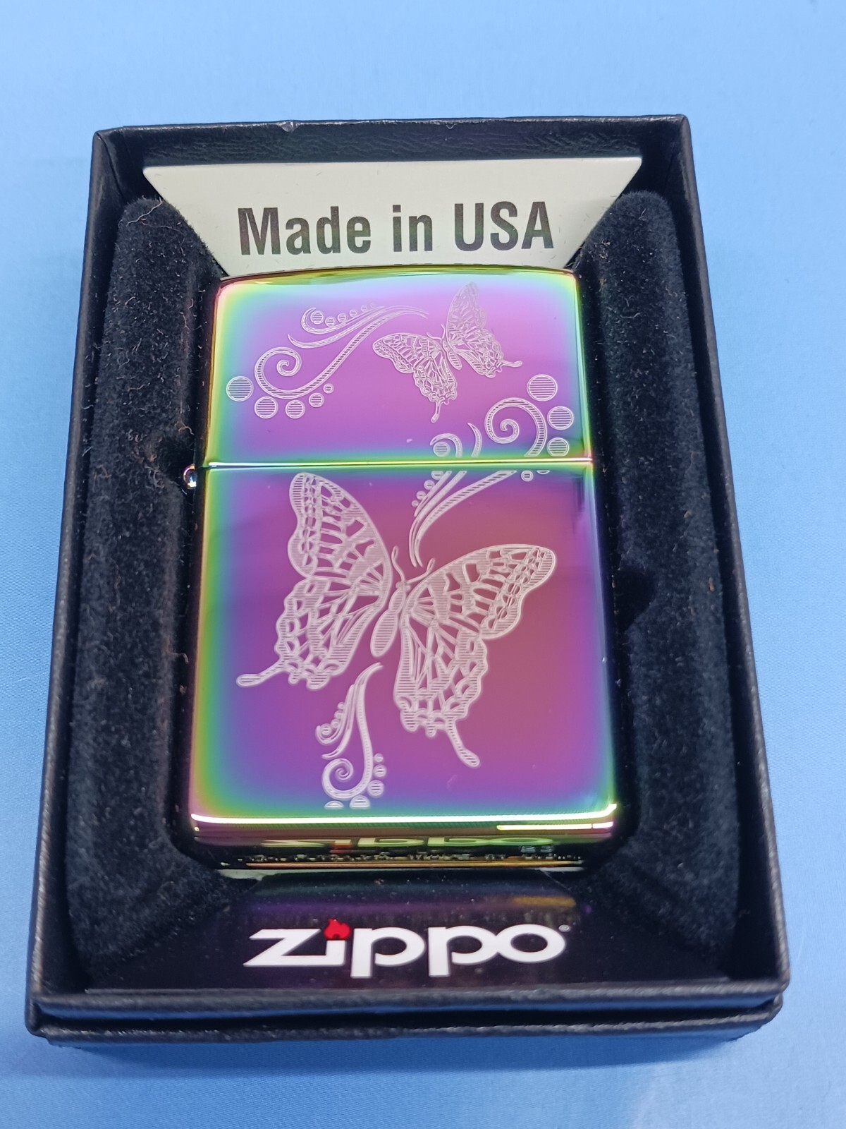 Zippo Butterflies Design Multi Color 46125 Zippo Butterflies Design Multi Color 46125
