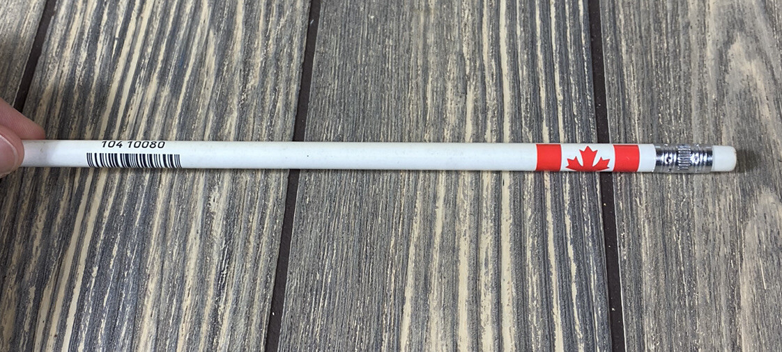 Vintage Canada Flag Niagara Falls White Red Unsharpened Pencil