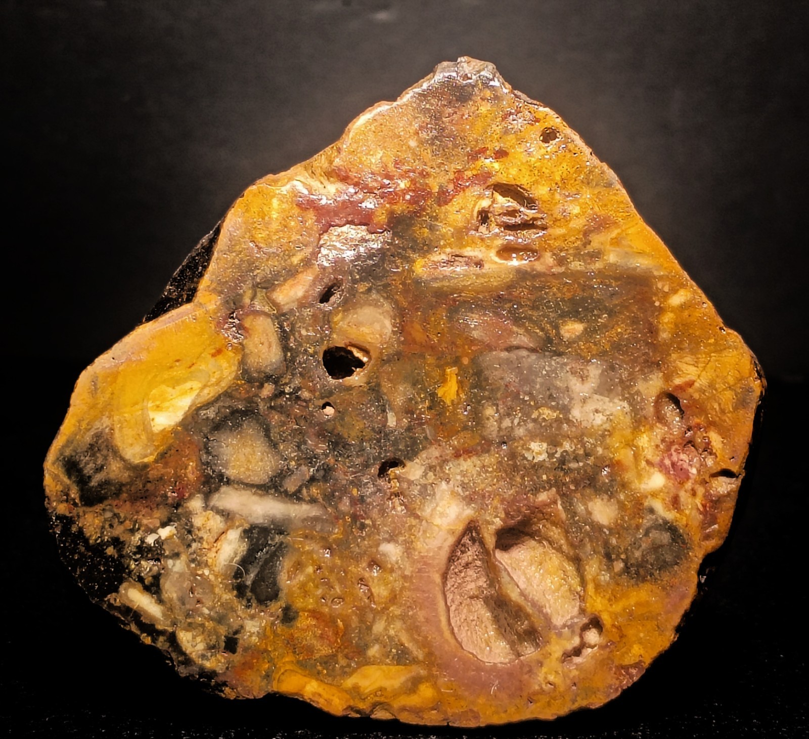 Cut & Polished Brecciated Chert Agate – Big Creek / Great Gorge, MO (434g)