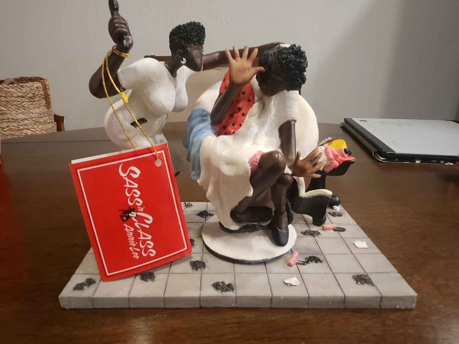Vintage Annie Lee Sass ’n Class Burn You Baby? #6008 Figurine With Box & Tag