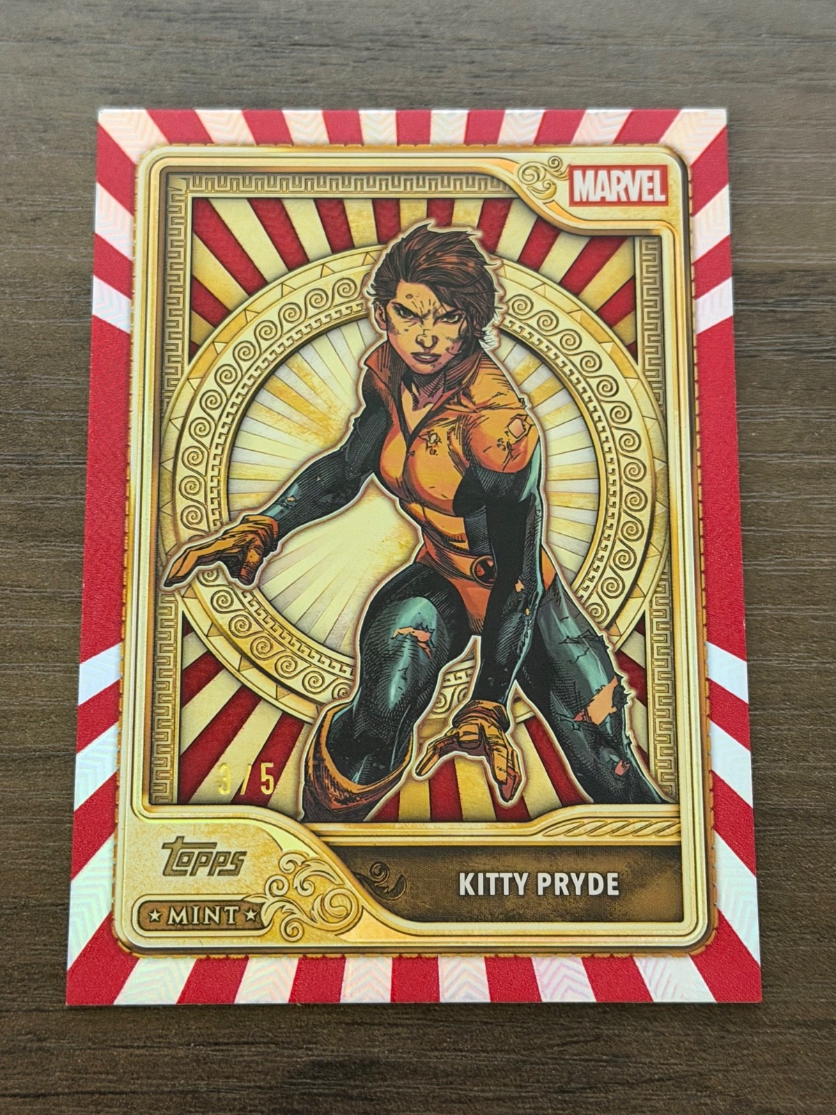 2026 Topps Marvel Mint Katherine Kitty Pryde Red Foil # 3 /5 X-Men