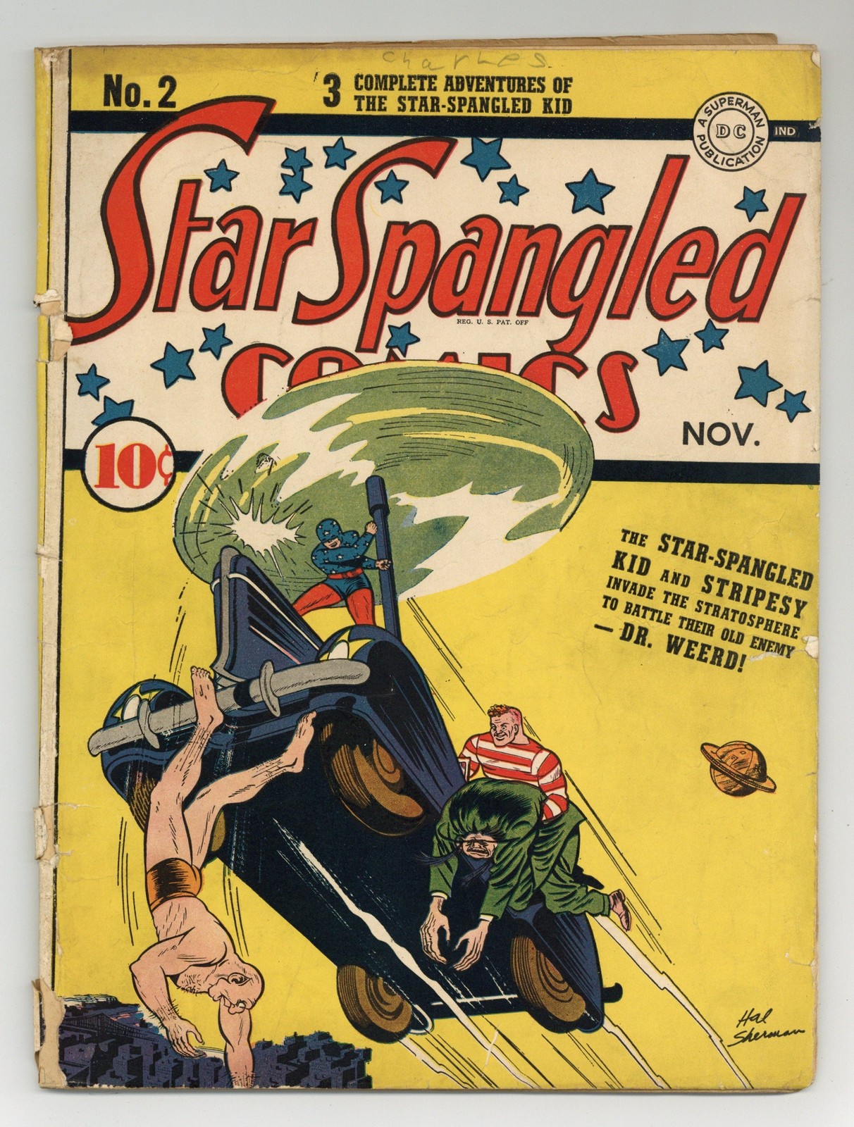 Star Spangled Comics #2 GD/VG 3.0 1941