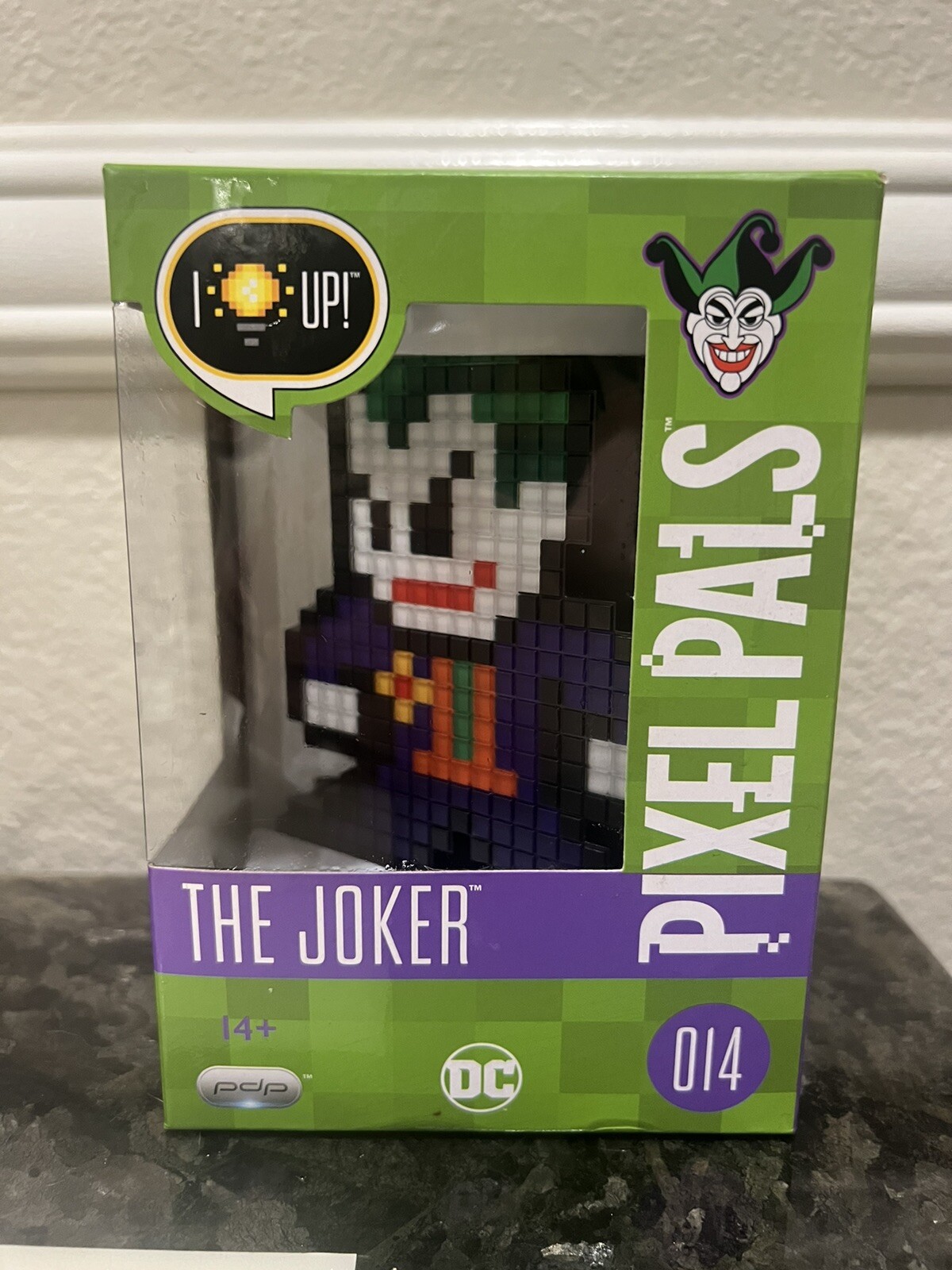 PDP Pixel Pals DC Comics The Joker Light Up Collectible Figure 014 (Not Funko)