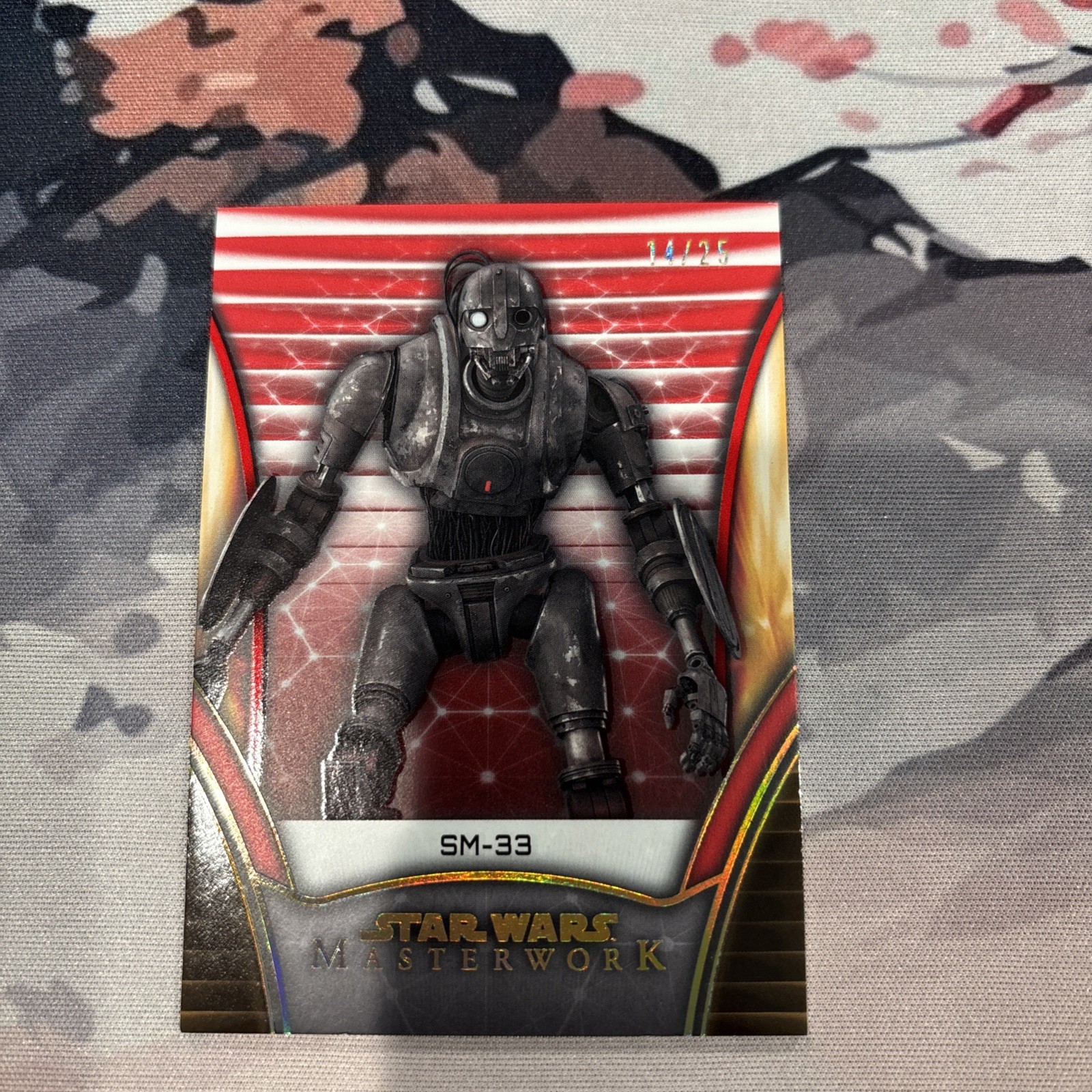 2025 Topps Star Wars Masterwork SM-33 #75 Red 14/25