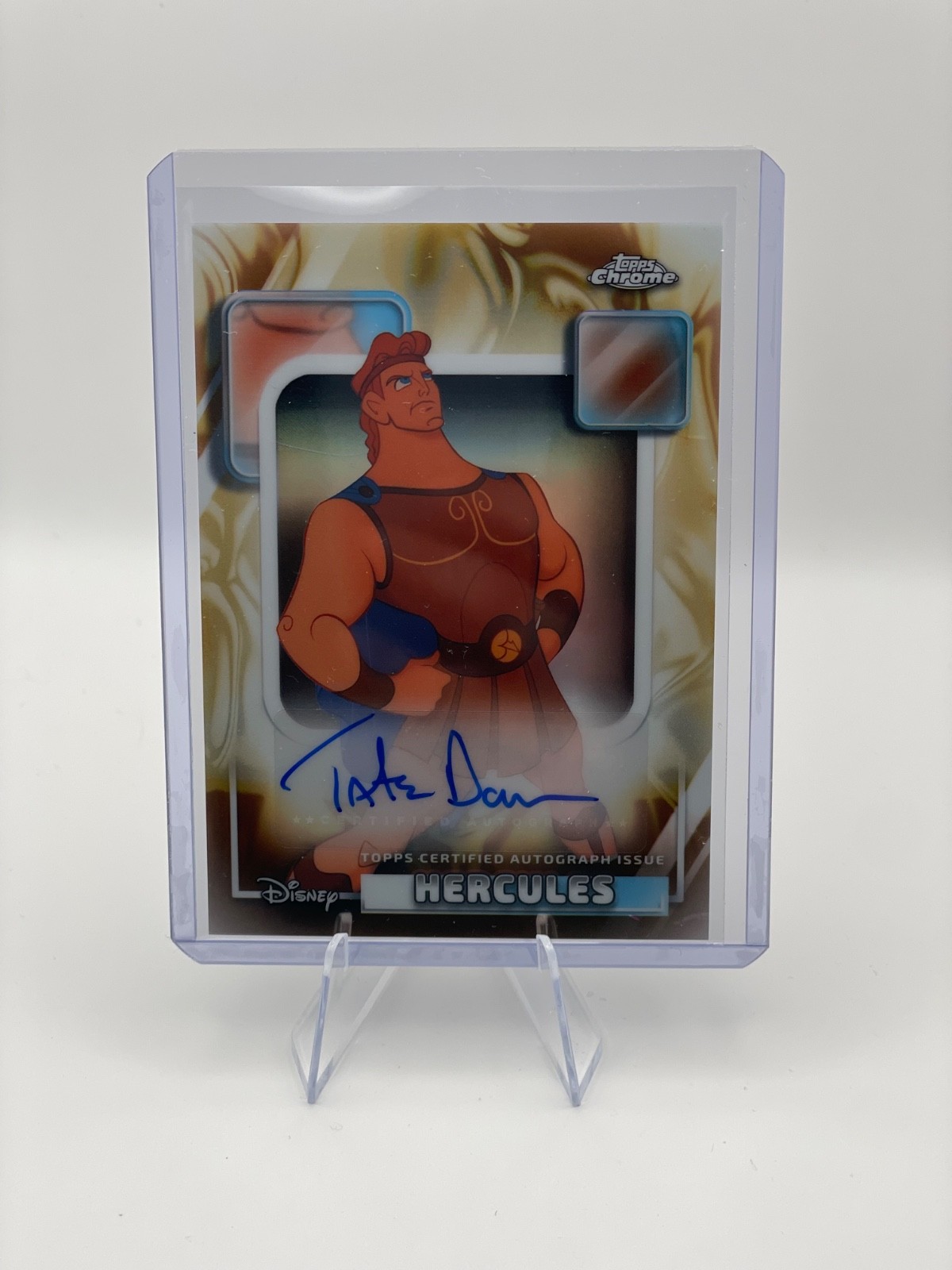 Topps 2026 Disney Chrome Hercules Authentic Autograph AA-TD Tate Donovan